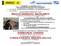 Iniziativa con Riccardo Noury e simona Onidi 